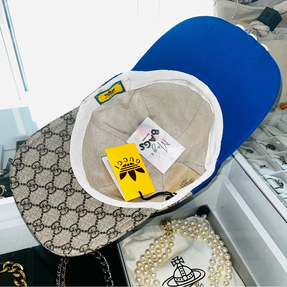 Gucci x Adidas: Double-Sided GG Monogram Limited Edition Cap Hat - Picture 11 of 16